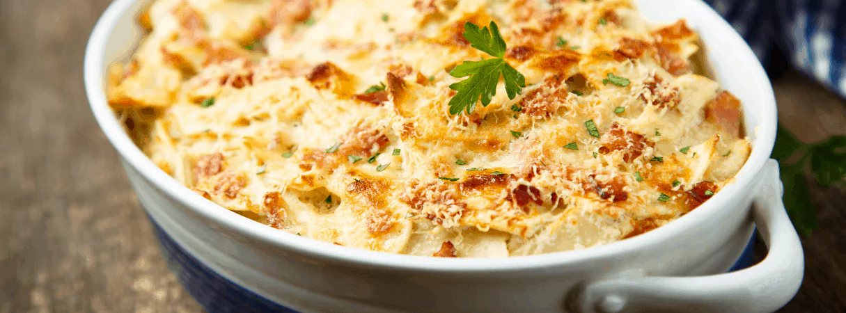 Запеканка Запеканка из макарон с курицей