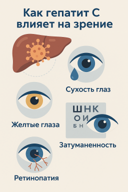 Как гепатит С влияет на зрение?