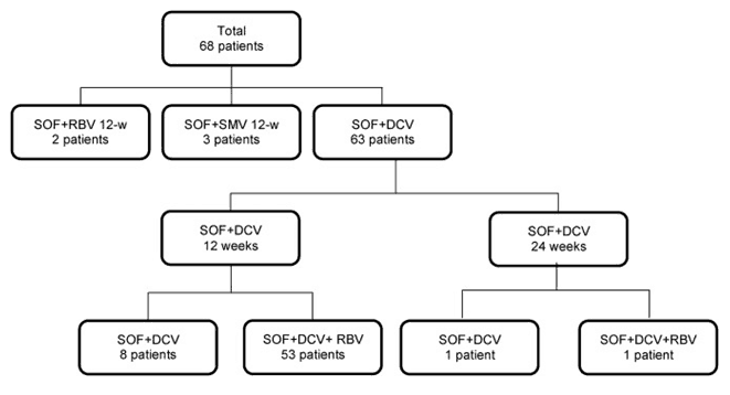 Опыт проведения терапии на основе Софосбувира