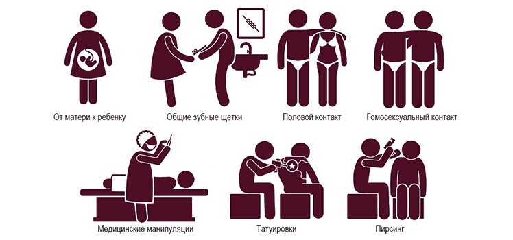 Пути передачи вируса гепатита С